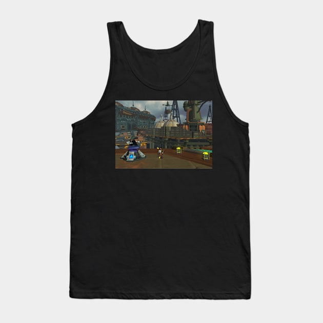 Ratchet and Clank - The Factory Tank Top by MegacorpMerch